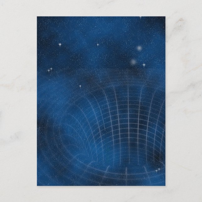 postal del agujero negro (Anverso)