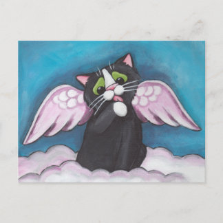 Postal del ángel de guarda