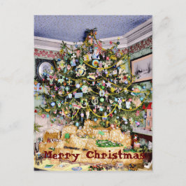 Postal del árbol de navidad