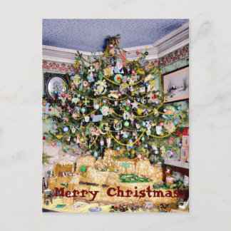 Postal del árbol de navidad