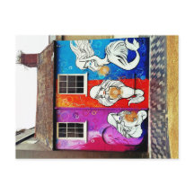 Postal del arte de la calle