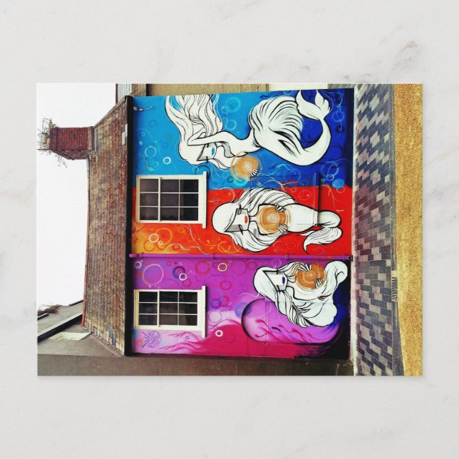 Postal del arte de la calle (Anverso)