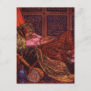 Postal del arte indio