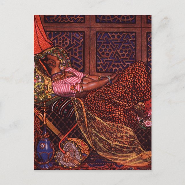 Postal del arte indio (Anverso)