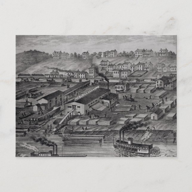 Postal Del 'Atlas Ilustrado del Alto Ohio (Anverso)