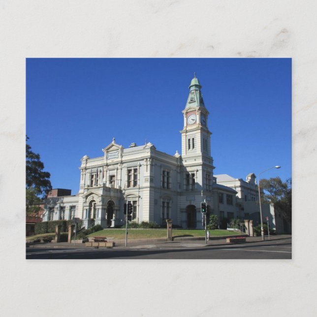 Postal del ayuntamiento de Leichardt (Anverso)