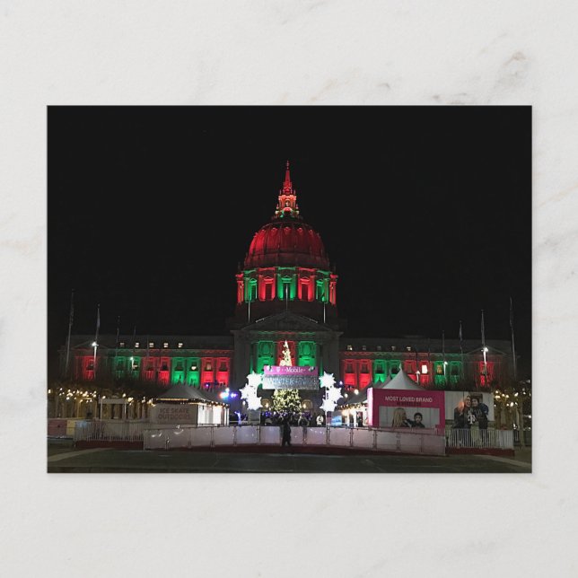 Postal del ayuntamiento de San Francisco #5 (Anverso)