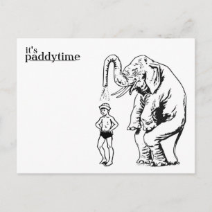 postal del baño del chapoteo