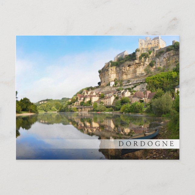 Postal del bar Dordogne y Beynac-et-Cazenac (Anverso)