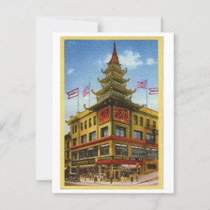 Postal del Barrio Chino de San Francisco