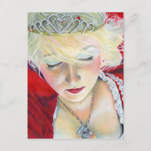 Postal del bloqueo del corazón de la princesa de l