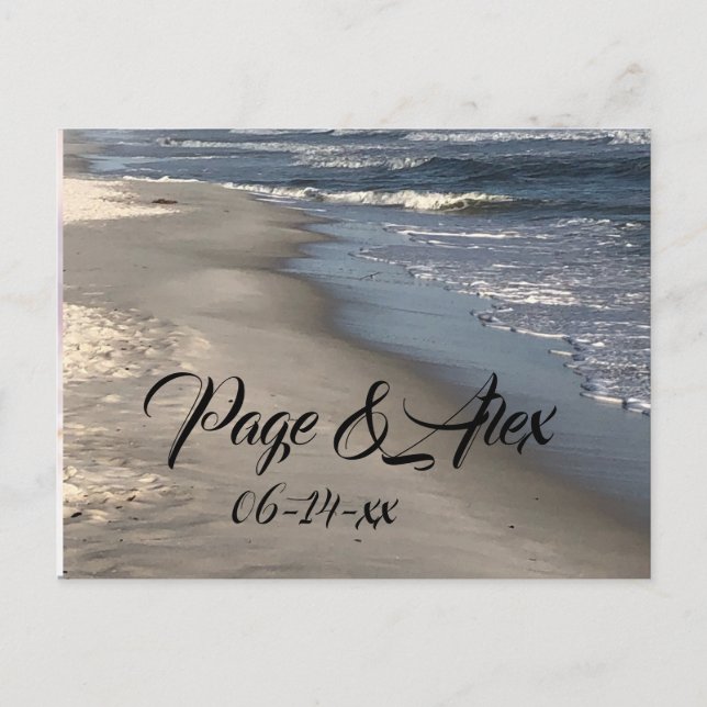 postal del boda (Anverso)