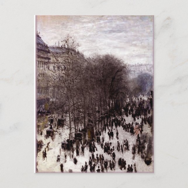 Postal del Boulevard des Capucines (Anverso)