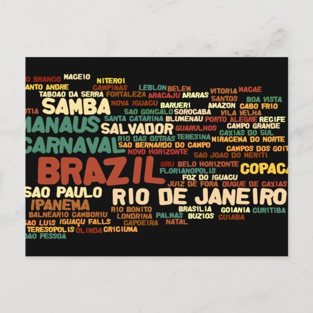 Postal del BRASIL (Anverso)