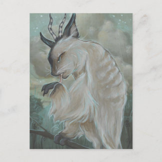 Postal del búho del gato de Meowl 2