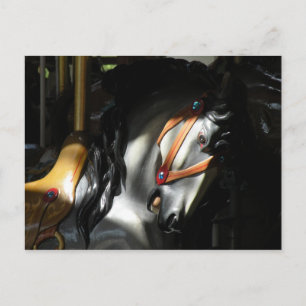 Postal del caballo del carrusel