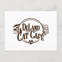 Postal del Café DeLand Cat