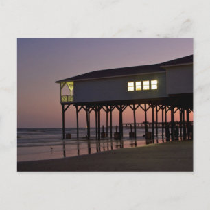 Postal del calendario de Beach House Galveston 201