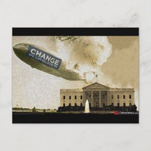 Postal del CAMBIO de Hindenburg