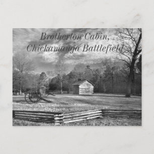 Postal del campo de batalla de Chickamauga