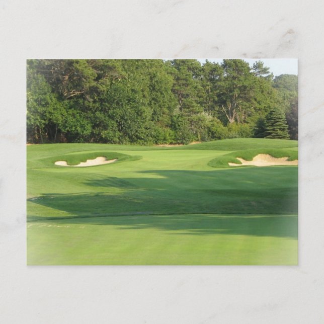 Postal del campo de golf (Anverso)