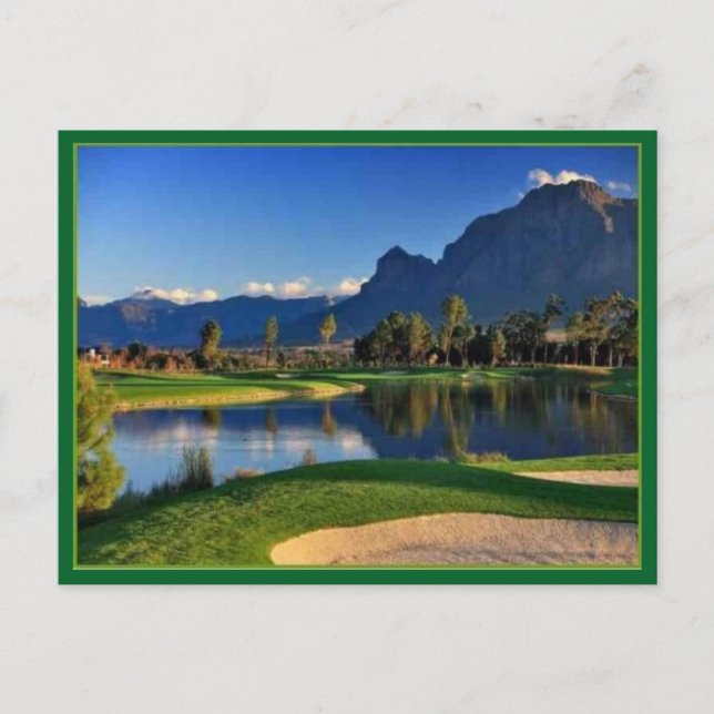 Postal del campo de golf (Anverso)