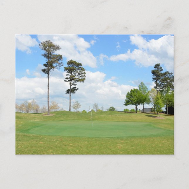 Postal del campo de golf (Anverso)