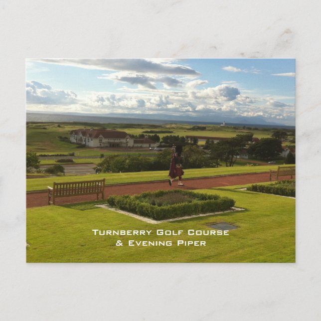 Postal del campo de golf Turnberry (Anverso)