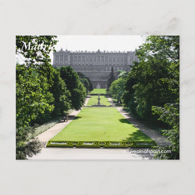 Postal del Campo del Moro (Anverso)