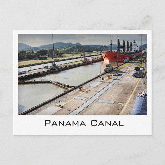 Postal del Canal de Panamá (Anverso)