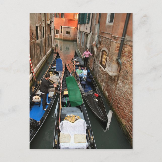 Postal del Canal de Venecia (Anverso)