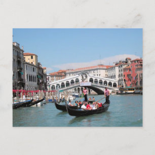 Postal del Canal de Venecia
