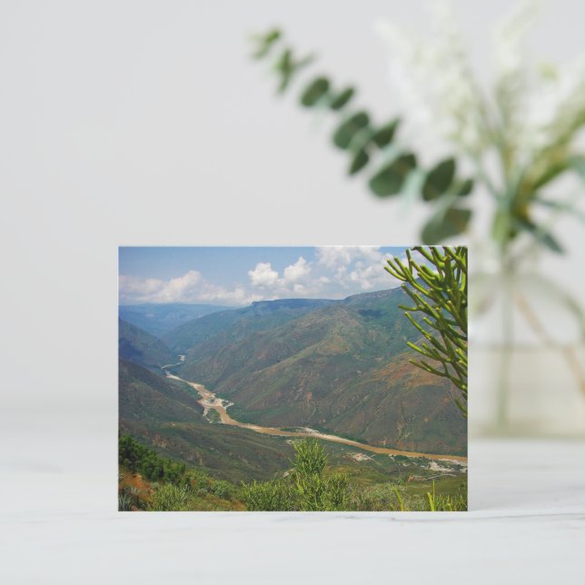 Postal del Cañón Chicamocha (Anverso de pie)
