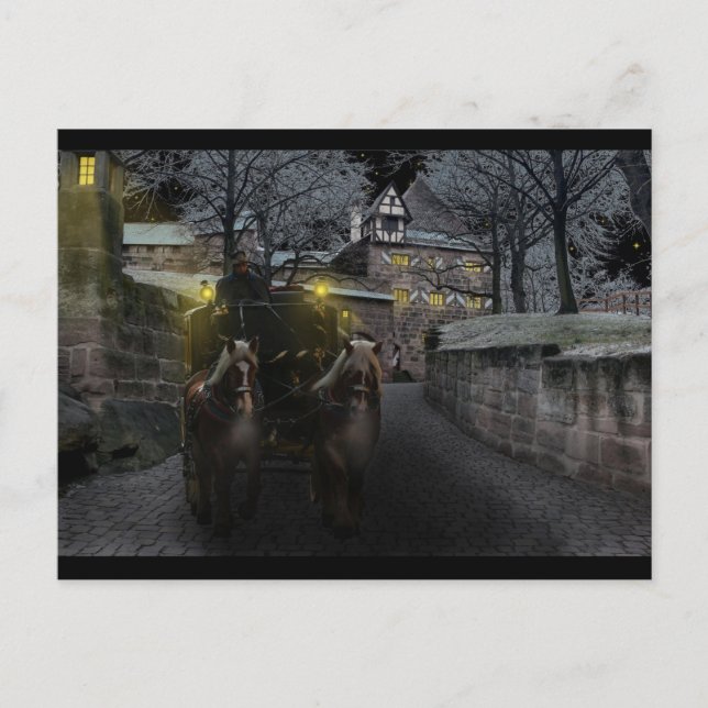 postal del castillo de invierno (Anverso)