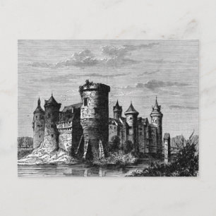 Postal del castillo medieval
