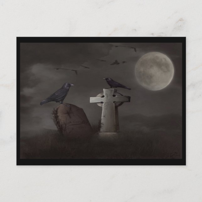 postal del cementerio de crow (Anverso)