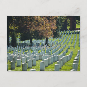 Postal del cementerio nacional de Arlington