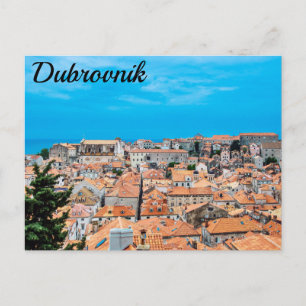 postal del centro histórico de Dubrovnik