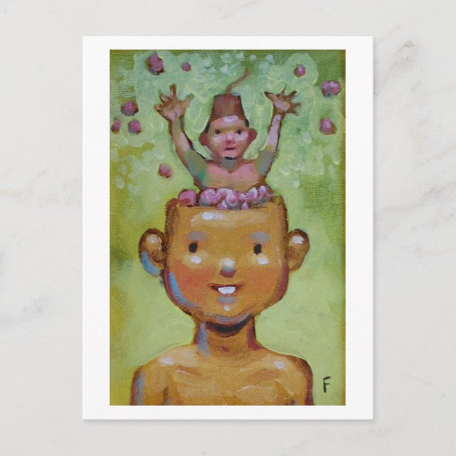 Postal del cerebro (Anverso)