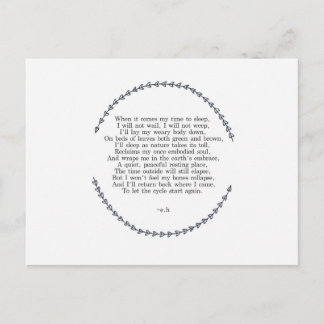 Postal del ciclo vital