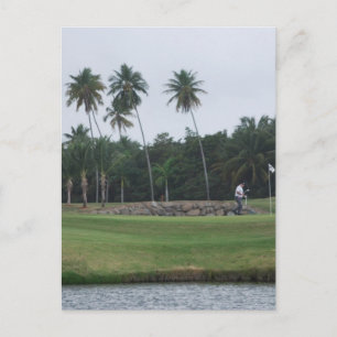 Postal del club de campo de golf