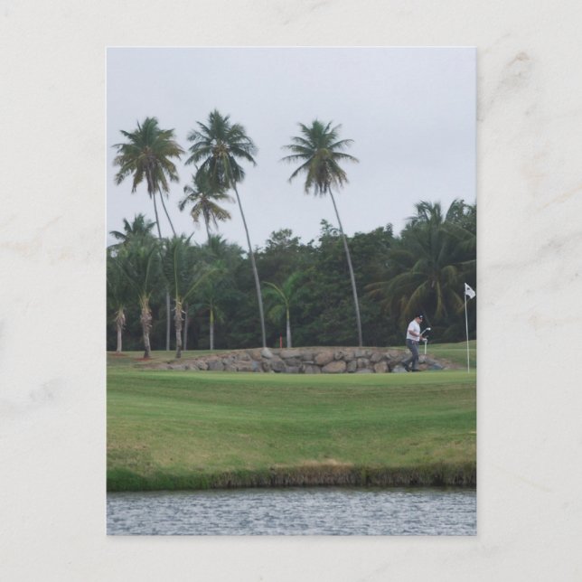 Postal del club de campo de golf (Anverso)