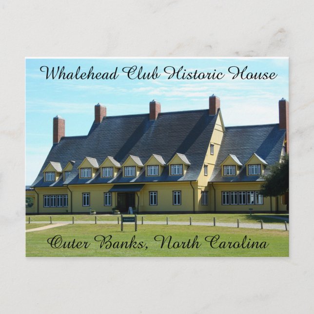 Postal del club de Whalehead (Anverso)