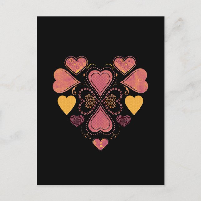 Postal del Collage de amor (Anverso)