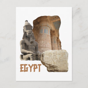 postal del collage de fotos de EGIPTO