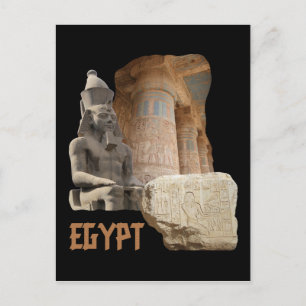 postal del collage de fotos de EGIPTO