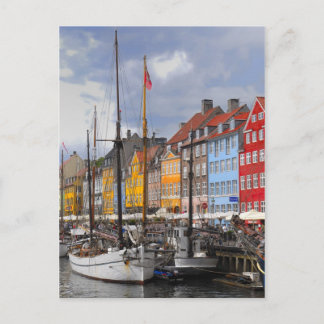 Postal del color de Copenhague