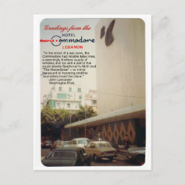Postal del Commodore Hotel Beirut