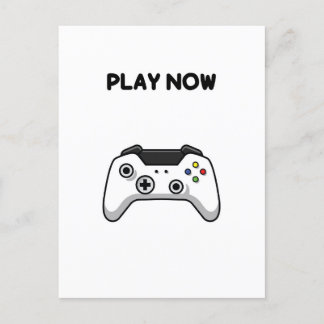 Postal del controlador de videojuegos