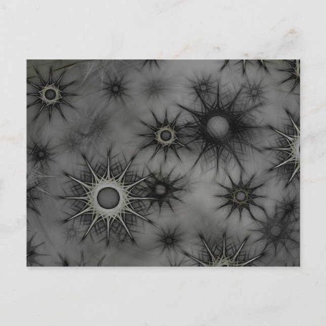 postal del copo de nieve del gótico (Anverso)